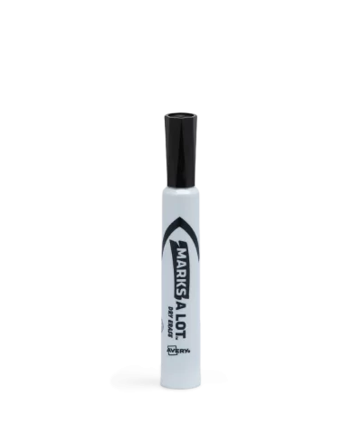 Marks-A-Lot Whiteboard Dry Erase Marker - Black, Chisel Tip